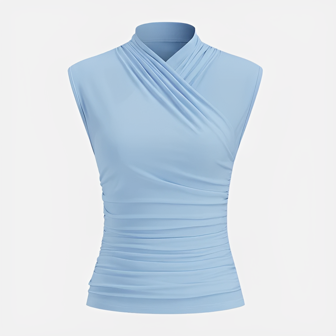 Mireya - Stylish Cross Neck Top