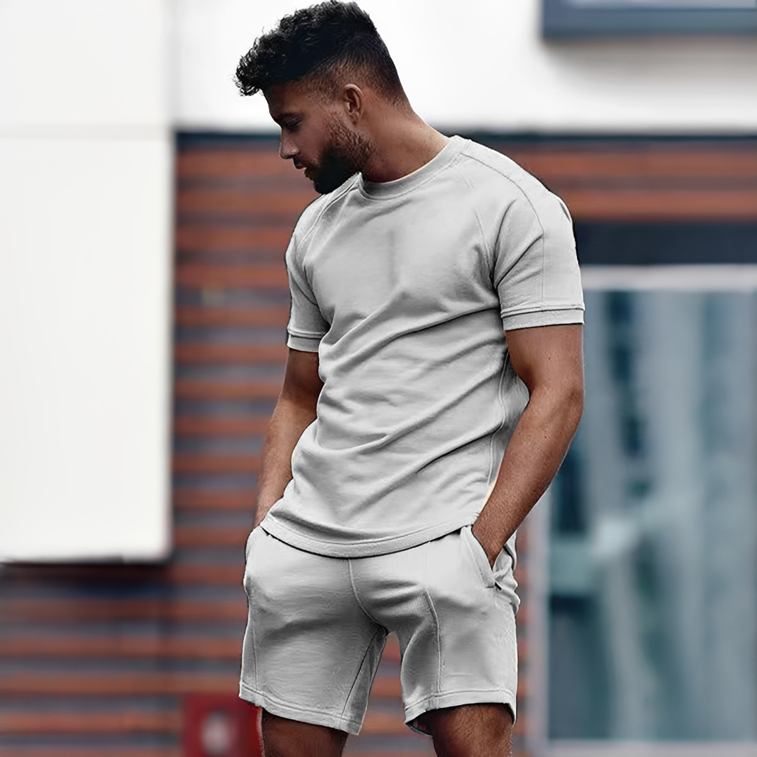 Drake - Men's t-shirt and shorts set - for warm days