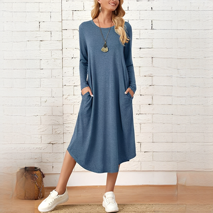 Sybil - Casual Dress with Long Sleeves