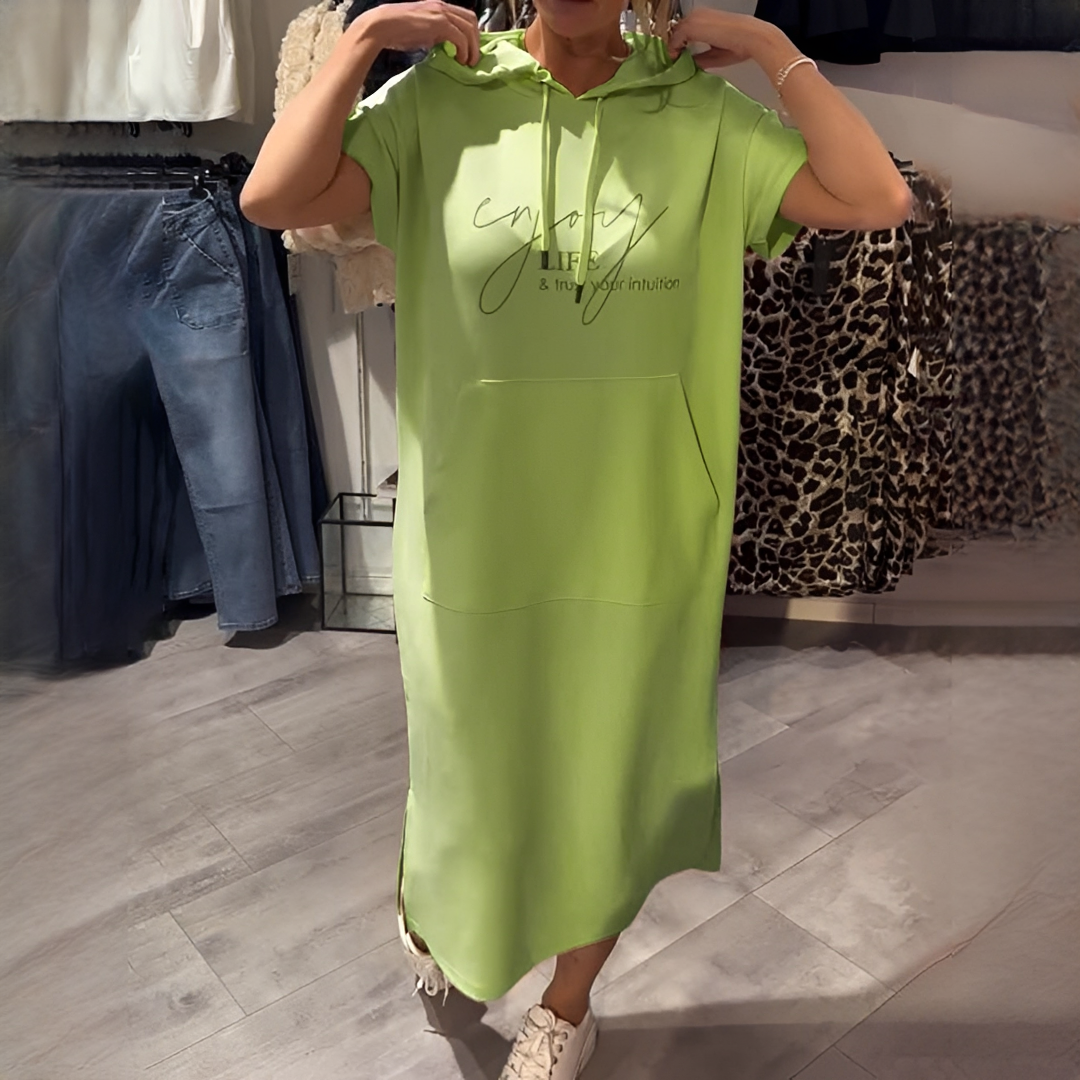 Micah - Trendy Hooded Dress