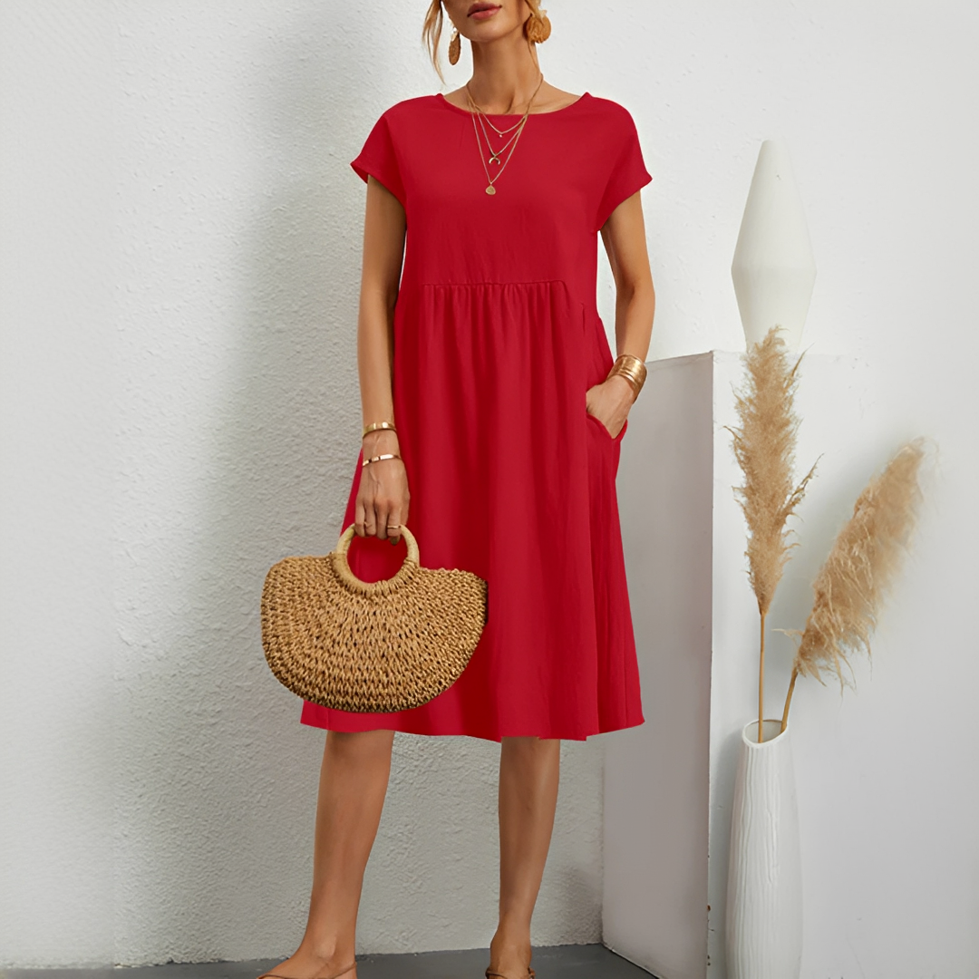 Evalyn - Sophisticated Midi Dress