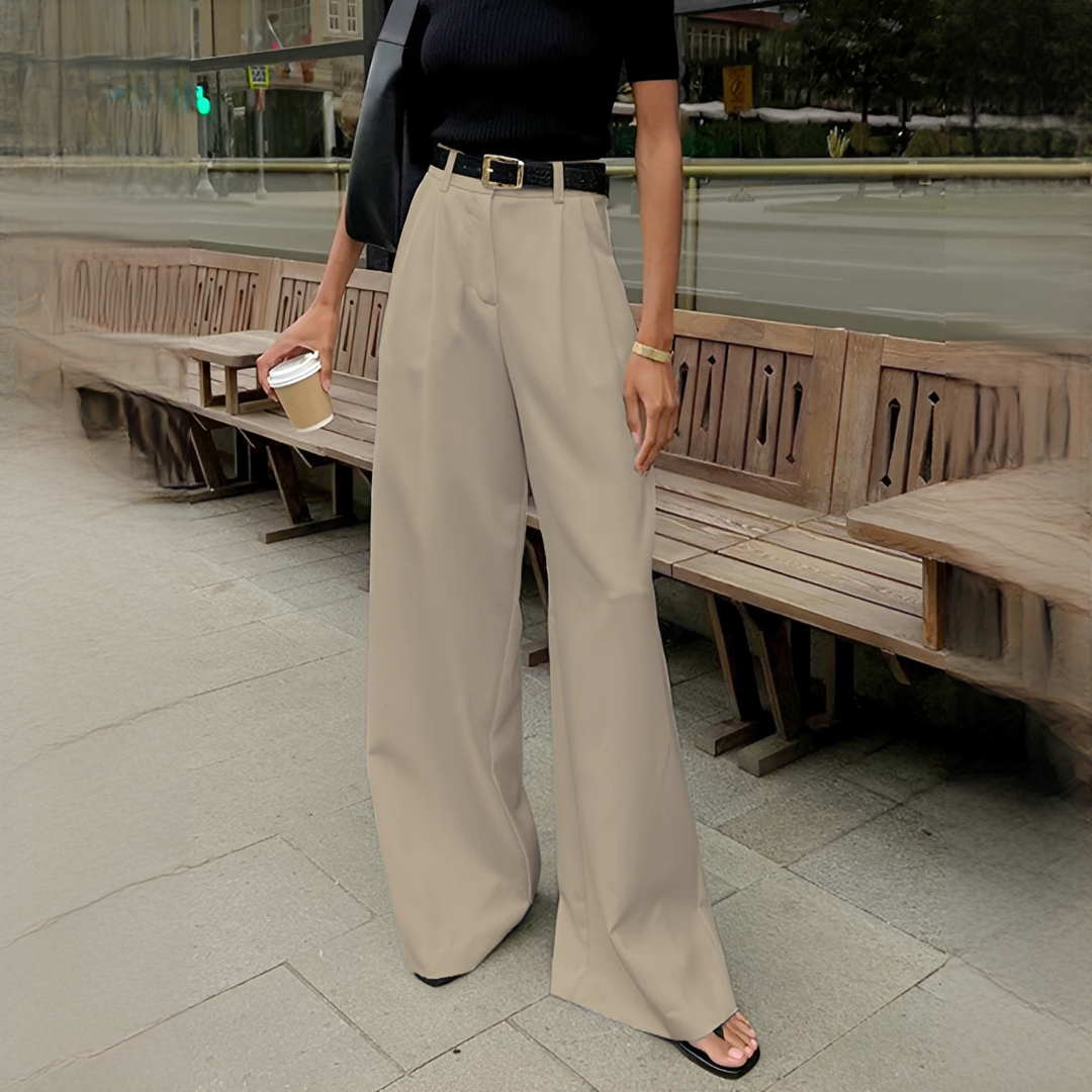 Blaine - Trendy wide leg trousers