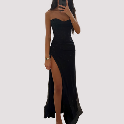 Bonnie - Elegant Maxi Dress with Split