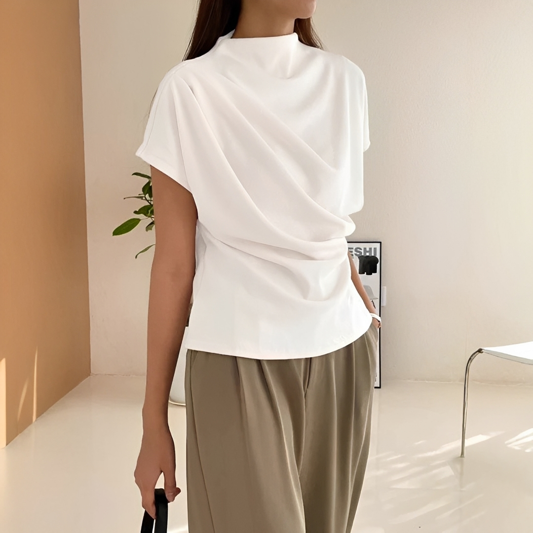 Janica - Casual Short Sleeve Blouse