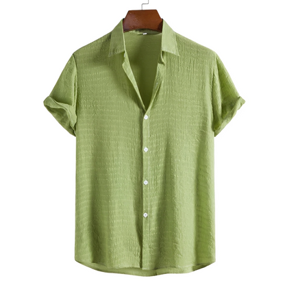 Spencer - Casual Button-Up Polo Shirt
