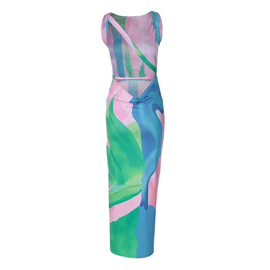 Liezel - Chic Sleeveless Maxi Dress