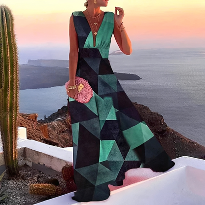 Lilyana - Stylish Sleeveless Long Dress