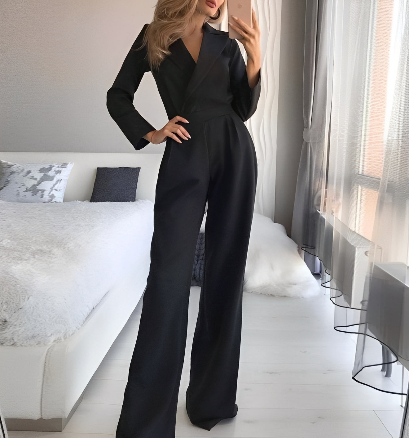 Emilie - Stylish Long Sleeve Jumpsuit