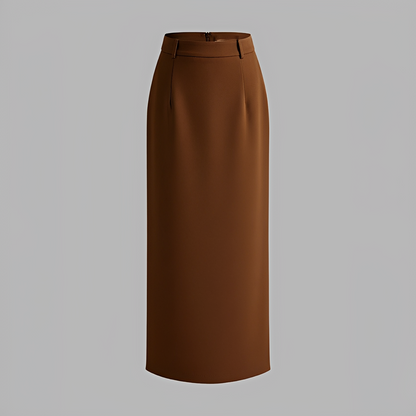 Alita - Elegant slit-back maxi skirt