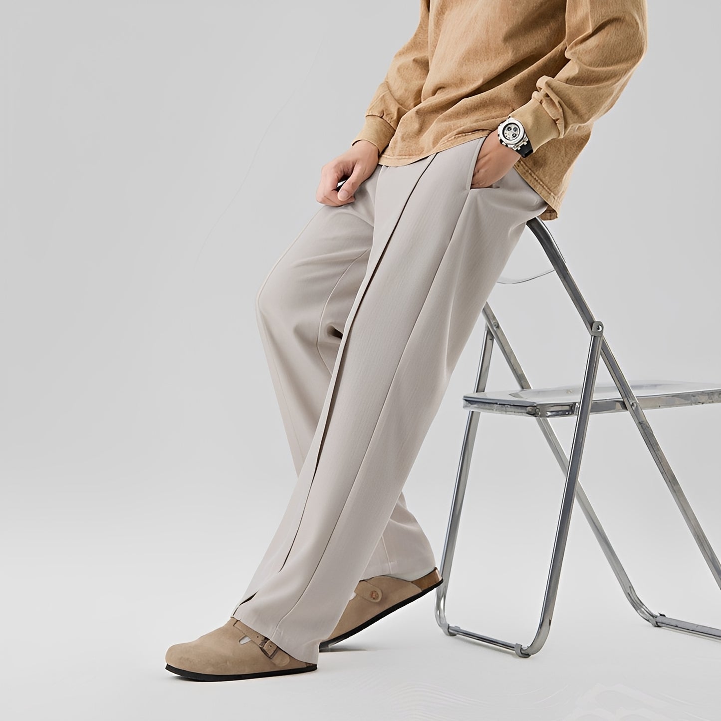 Preston - Formal Draping Trousers