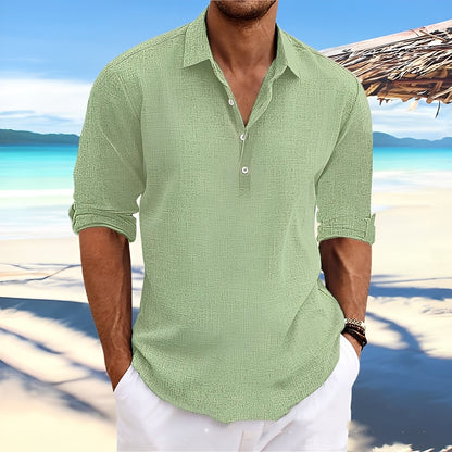 Ricky – Men's long-sleeve shirt – perfect for comfortable, warm days