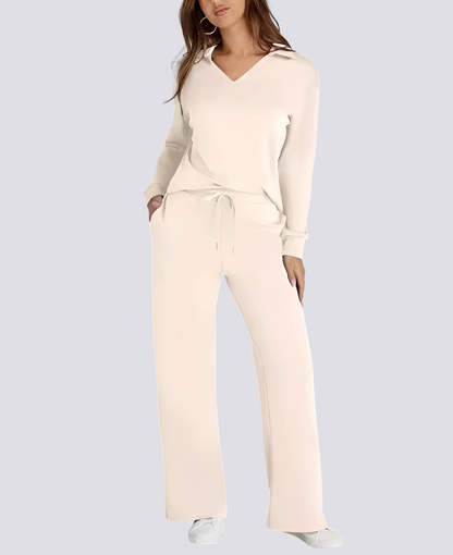 Bella - Stretchy V-neck Comfortable Set