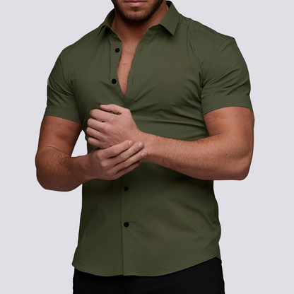 Lukas - Stretch Lapel Shirt
