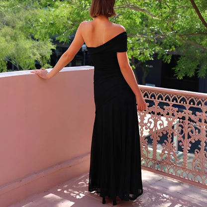 Marga - Stylish Off Shoulder Maxi Dress