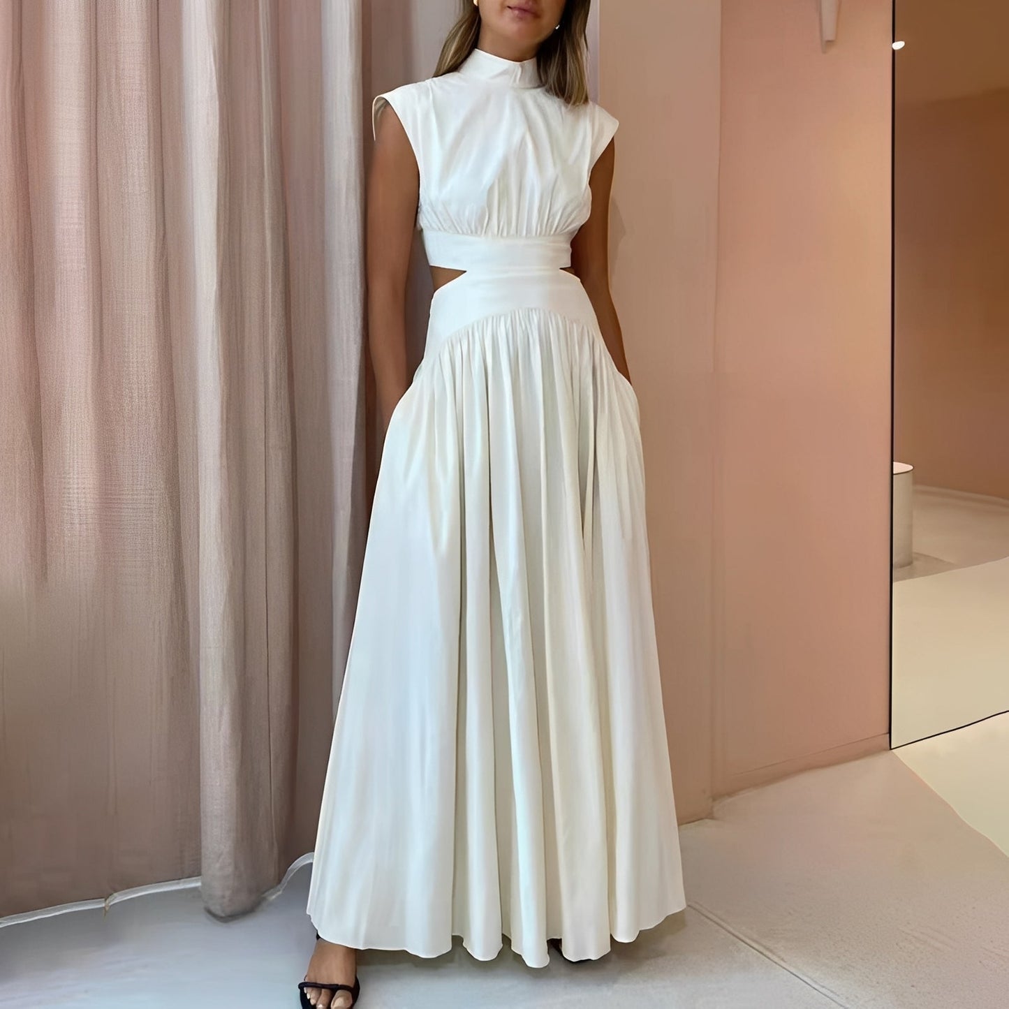 Isabella - Modern Sleeveless Dress