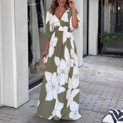 Alessia - Stylish Loose Floral Dress