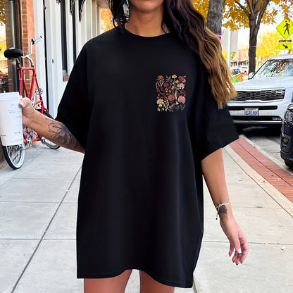 Thea - Stylish T-shirt with Floral Print