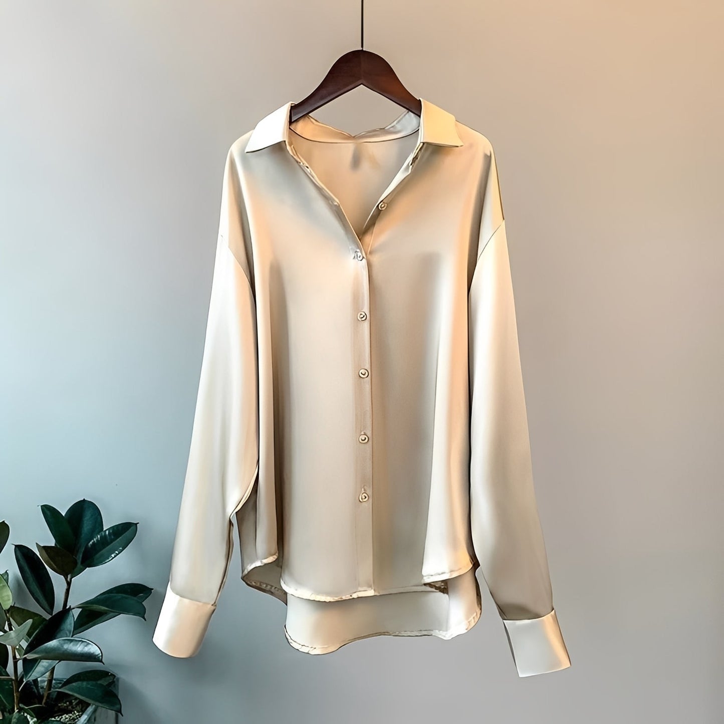 Ashley - Sleek Long-sleeve Shirt