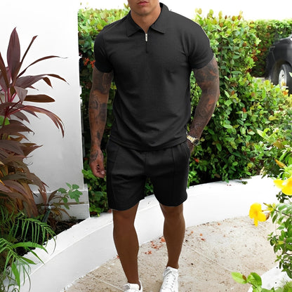 Richard - Casual Polo and Shorts Set for Men