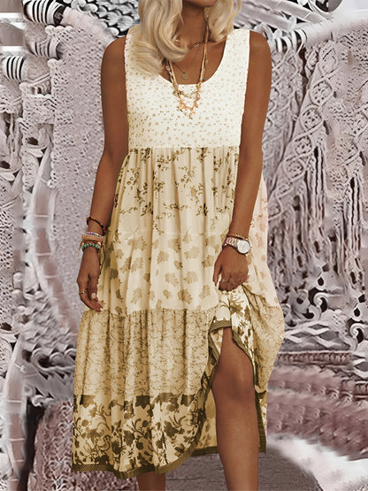 Nancy - Stylish Boho Midi Dress