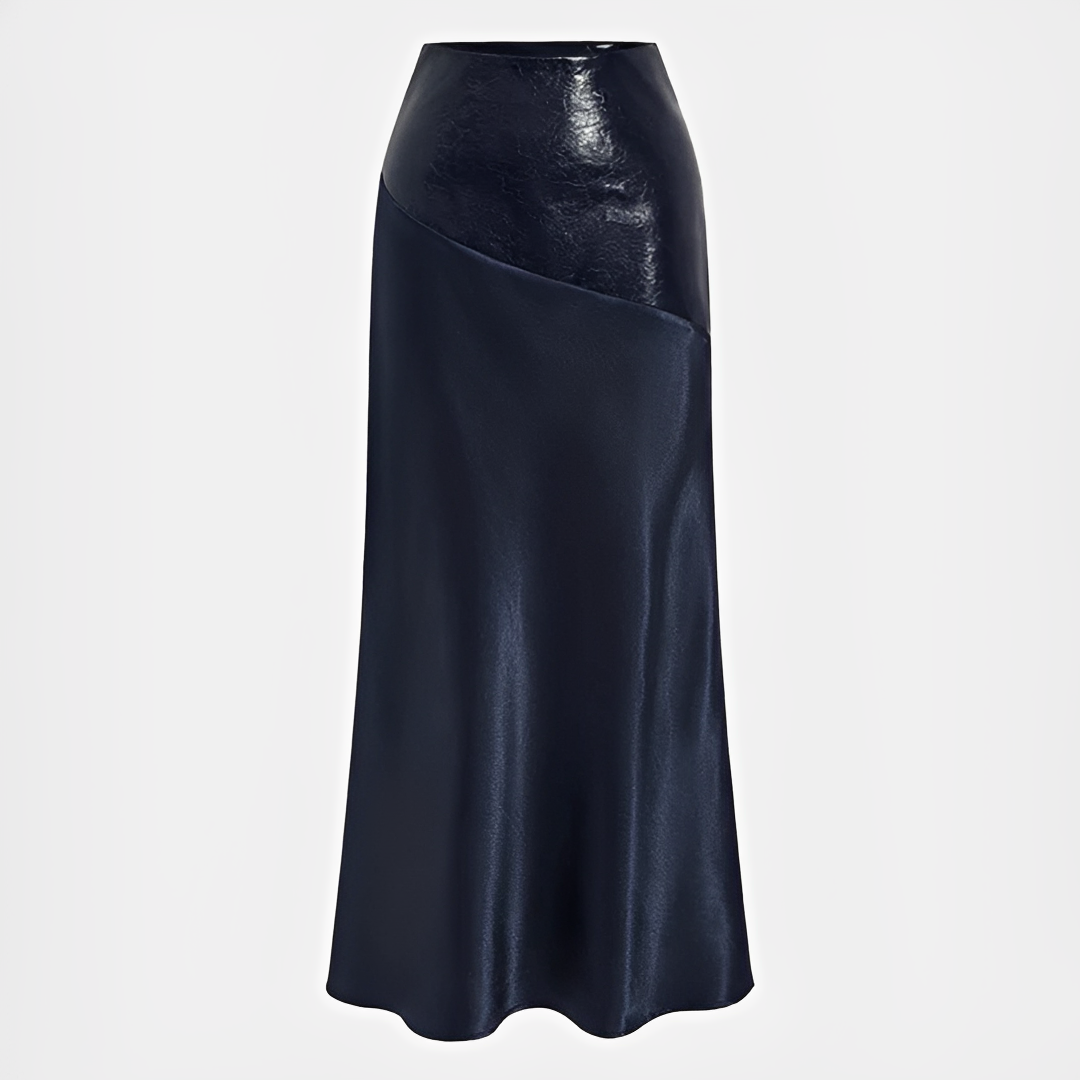Viviana - Sleek Shiny Skirt
