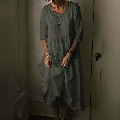 Aimee - Cozy Pleated Dress