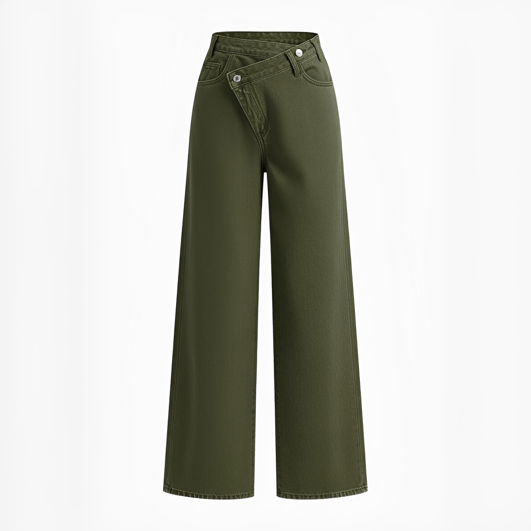 Jolina - Asymmetric waist pants