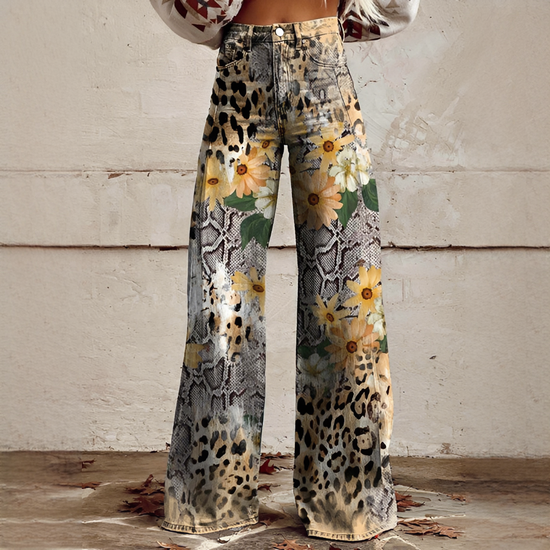 Shannon - Fashionable Wide Leg Pants