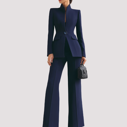 Jean - Chic Suit Set with One Button