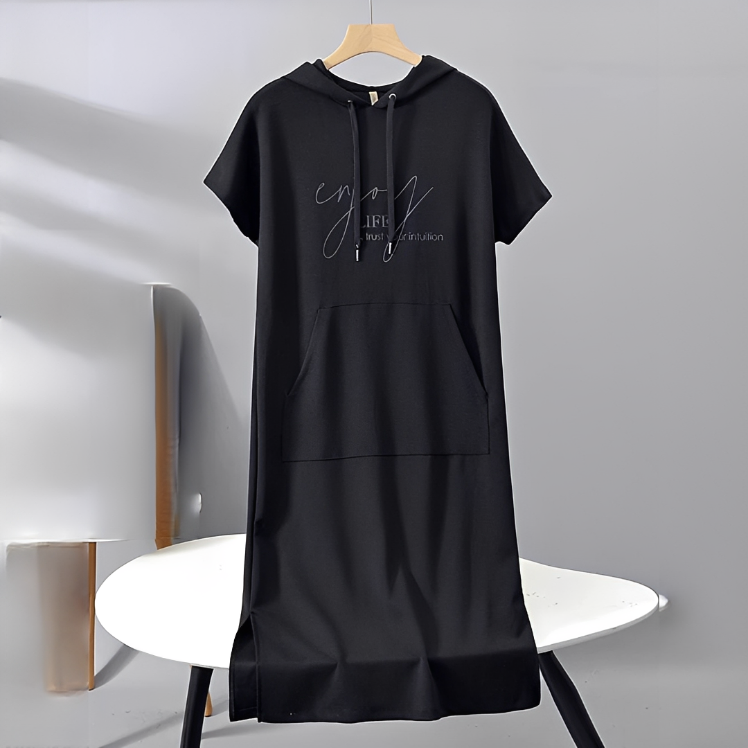 Micah - Trendy Hooded Dress