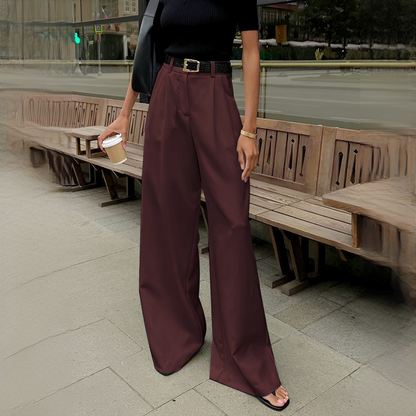Blaine - Trendy wide leg trousers
