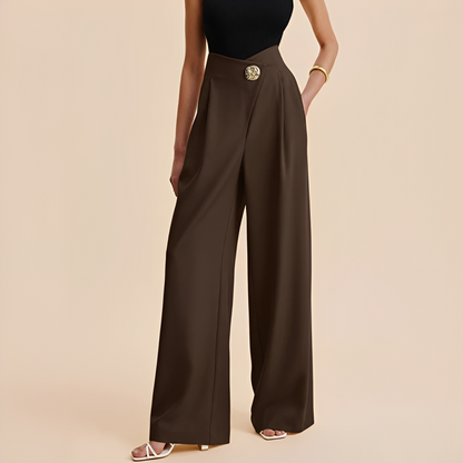 Joyce - High waist wide leg pants