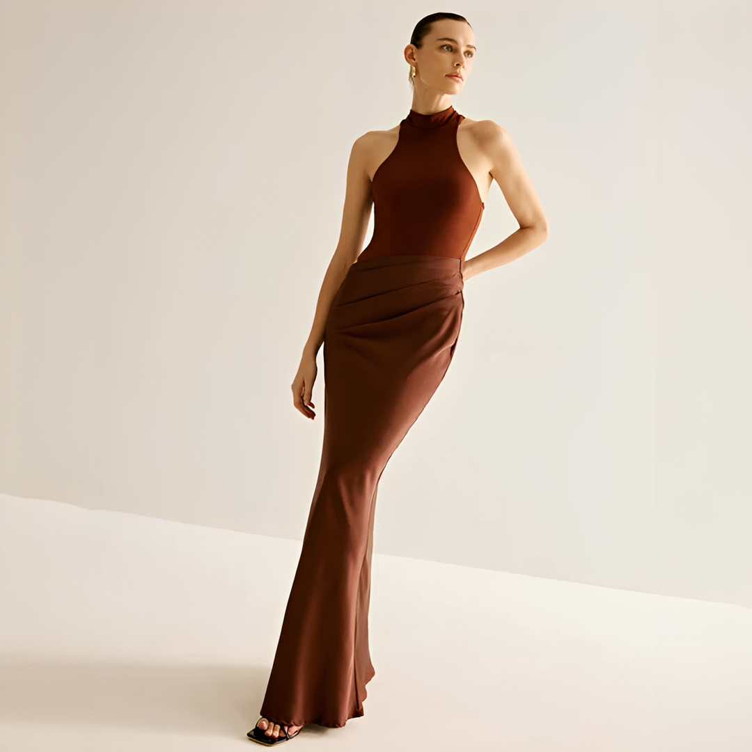 Shyanne - Stylish Fitted Maxi Dress