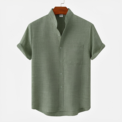 Hayden - Simple Button-Up Polo Shirt