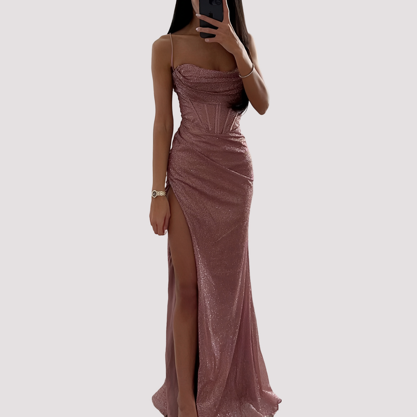 Bonnie - Elegant Maxi Dress with Split