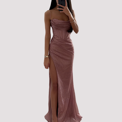 Bonnie - Elegant Maxi Dress with Split