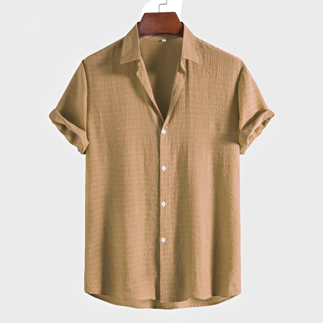 Spencer - Casual Button-Up Polo Shirt