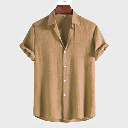 Spencer - Casual Button-Up Polo Shirt