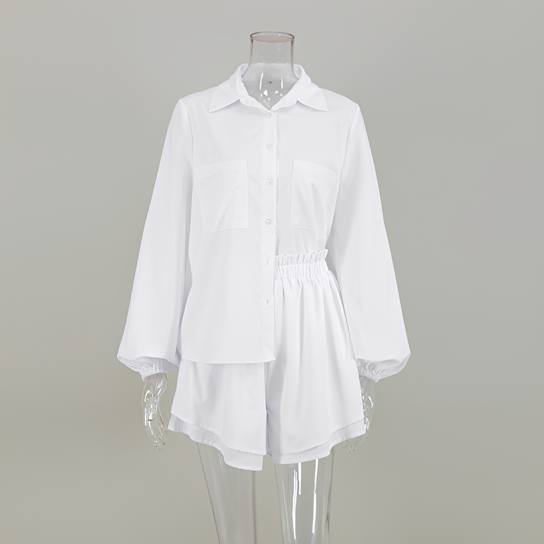 Larnie - Stylish top and short set