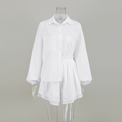 Larnie - Stylish top and short set