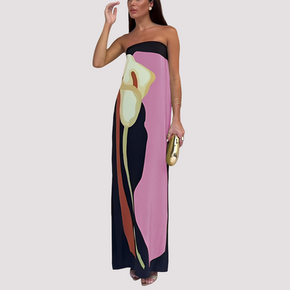 Samara - Stylish Strapless Maxi Dress