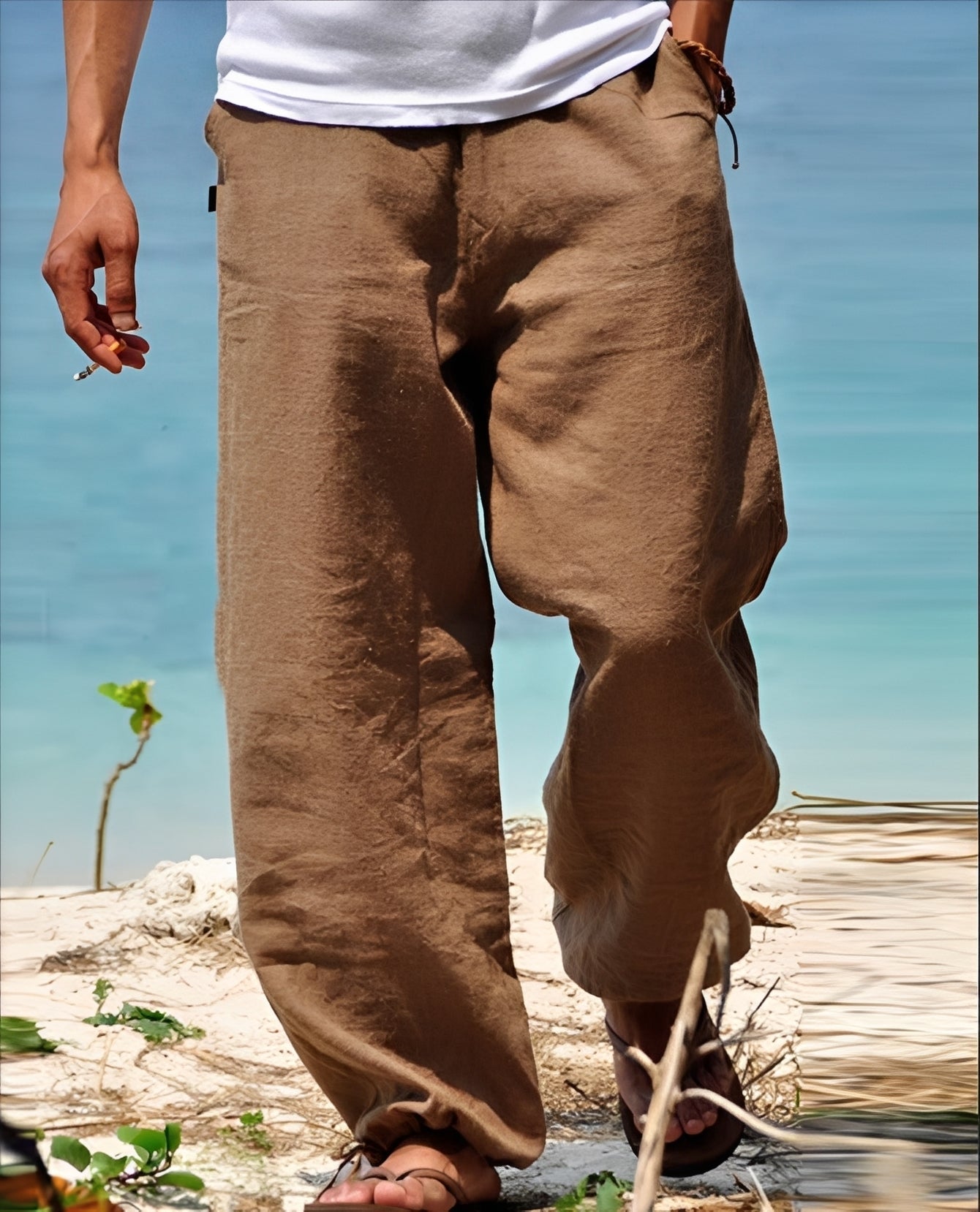 Theo - Men's Pants - Perfect for Sunny Outdoor Strolls