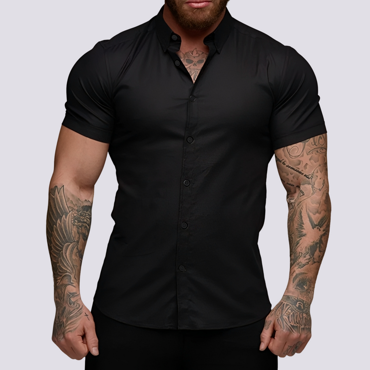 Lukas - Stretch Lapel Shirt
