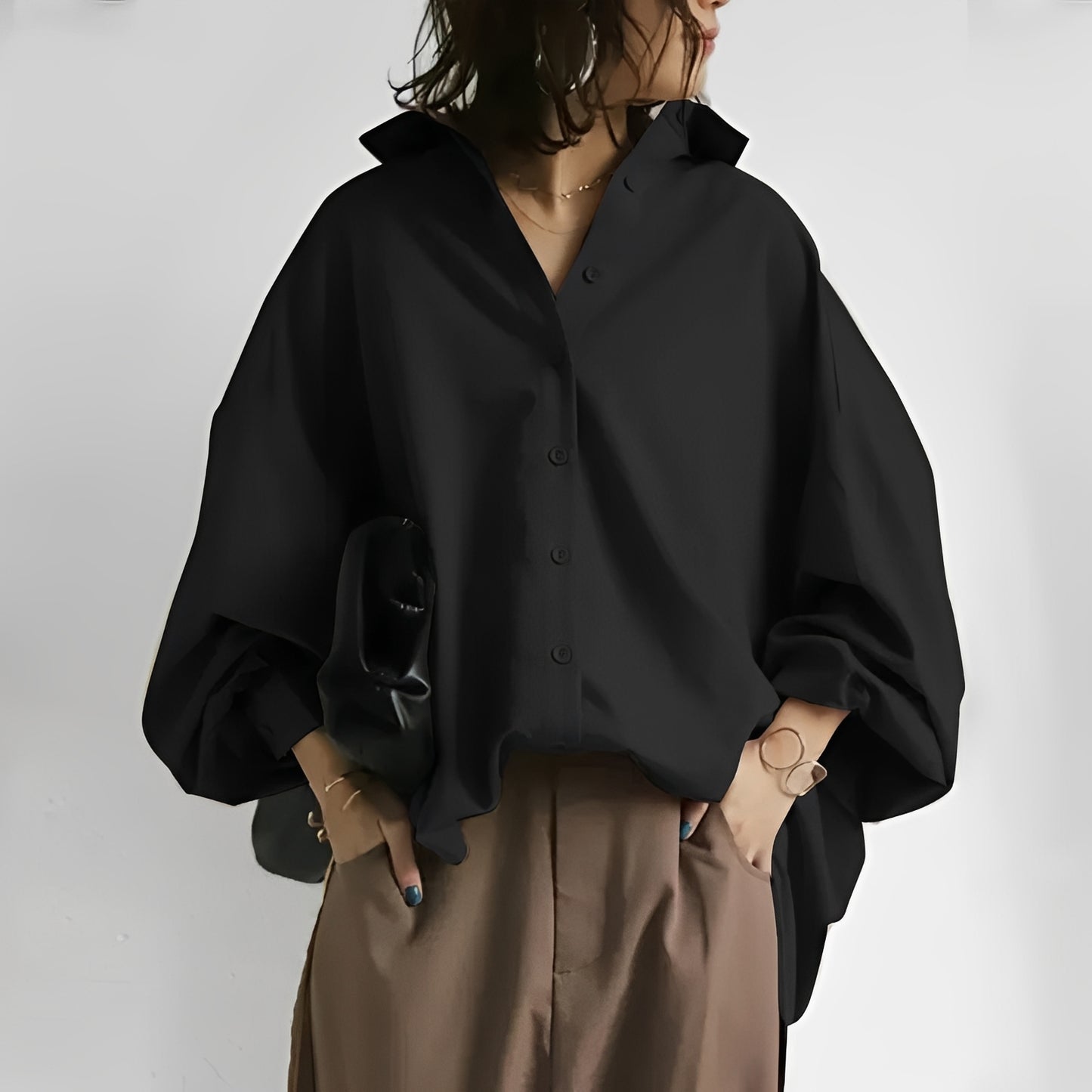 Brittney - Casual Oversized Blouse