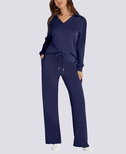 Bella - Stretchy V-neck Comfortable Set
