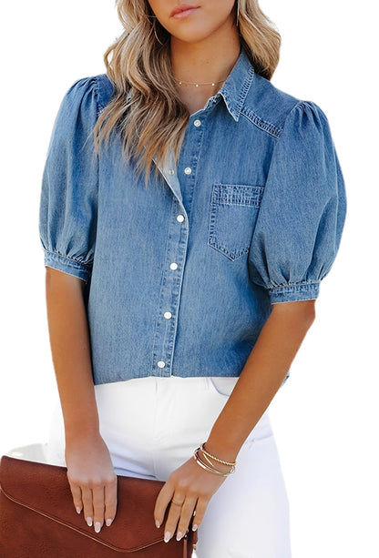 Mila - Stylish Denim Shirt