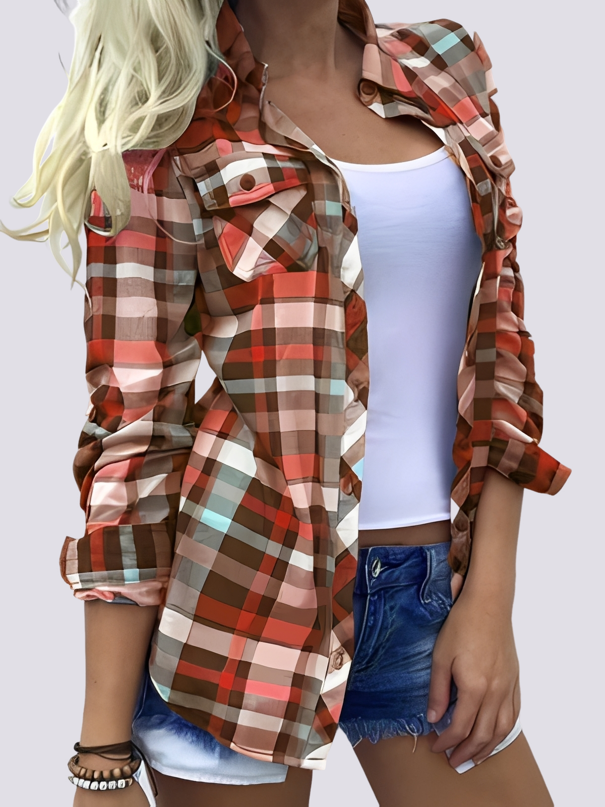 Charlotte - Vibrant Long-Sleeve Shirt