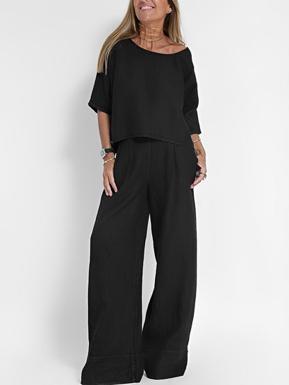 Leona - Casual and Loose Two-piece Outfit
