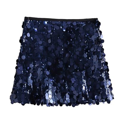 Abbey - Stylish Sequined Mini Skirt