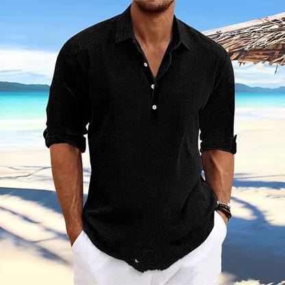 Ricky – Men's long-sleeve shirt – perfect for comfortable, warm days